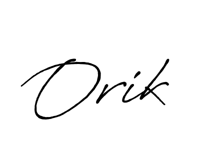 if you are searching for the best signature style for your name Orik. so please give up your signature search. here we have designed multiple signature styles  using Antro_Vectra_Bolder. Orik signature style 7 images and pictures png