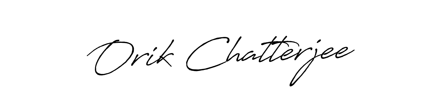 Similarly Antro_Vectra_Bolder is the best handwritten signature design. Signature creator online .You can use it as an online autograph creator for name Orik Chatterjee. Orik Chatterjee signature style 7 images and pictures png