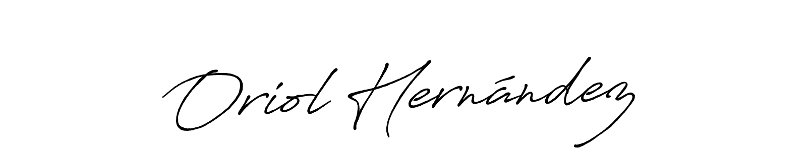 How to make Oriol Hernández name signature. Use Antro_Vectra_Bolder style for creating short signs online. This is the latest handwritten sign. Oriol Hernández signature style 7 images and pictures png