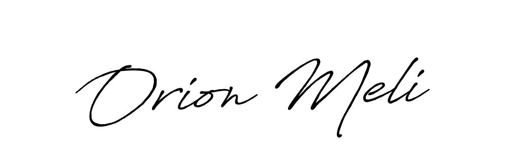 See photos of Orion Meli official signature by Spectra . Check more albums & portfolios. Read reviews & check more about Antro_Vectra_Bolder font. Orion Meli signature style 7 images and pictures png
