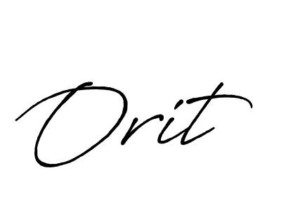 Create a beautiful signature design for name Orit. With this signature (Antro_Vectra_Bolder) fonts, you can make a handwritten signature for free. Orit signature style 7 images and pictures png