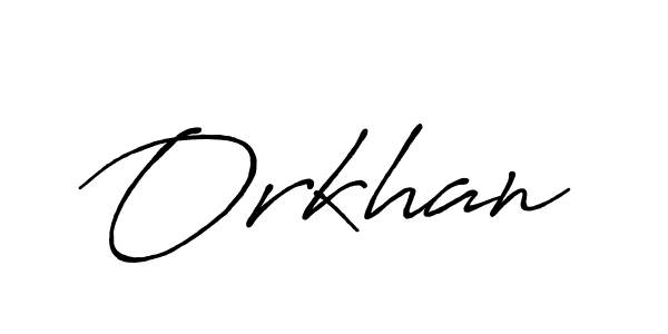 Create a beautiful signature design for name Orkhan. With this signature (Antro_Vectra_Bolder) fonts, you can make a handwritten signature for free. Orkhan signature style 7 images and pictures png