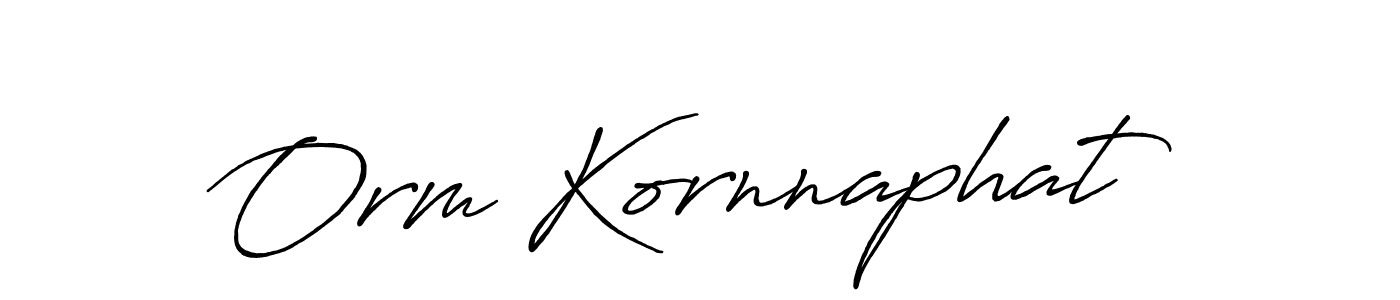 Make a short Orm Kornnaphat signature style. Manage your documents anywhere anytime using Antro_Vectra_Bolder. Create and add eSignatures, submit forms, share and send files easily. Orm Kornnaphat signature style 7 images and pictures png