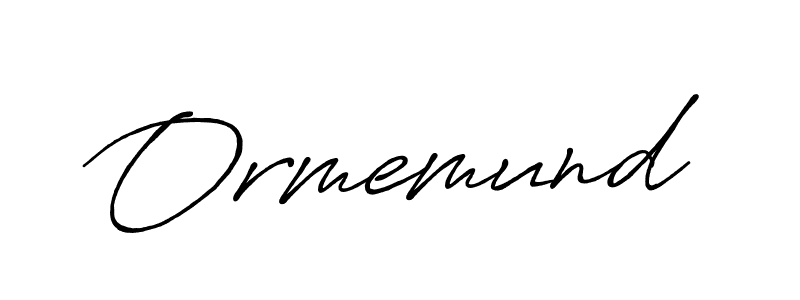 Ormemund stylish signature style. Best Handwritten Sign (Antro_Vectra_Bolder) for my name. Handwritten Signature Collection Ideas for my name Ormemund. Ormemund signature style 7 images and pictures png