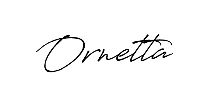 Make a beautiful signature design for name Ornetta. With this signature (Antro_Vectra_Bolder) style, you can create a handwritten signature for free. Ornetta signature style 7 images and pictures png