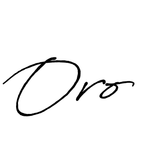 if you are searching for the best signature style for your name Oro. so please give up your signature search. here we have designed multiple signature styles  using Antro_Vectra_Bolder. Oro signature style 7 images and pictures png