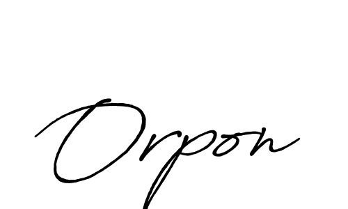 Make a beautiful signature design for name Orpon. Use this online signature maker to create a handwritten signature for free. Orpon signature style 7 images and pictures png