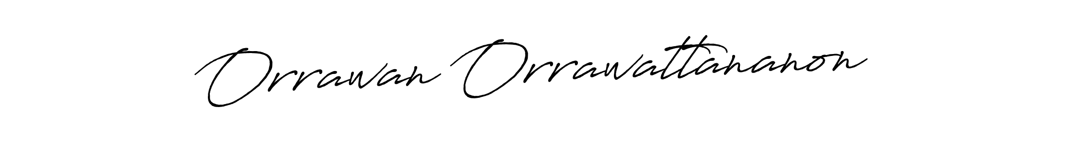 It looks lik you need a new signature style for name Orrawan Orrawattananon. Design unique handwritten (Antro_Vectra_Bolder) signature with our free signature maker in just a few clicks. Orrawan Orrawattananon signature style 7 images and pictures png