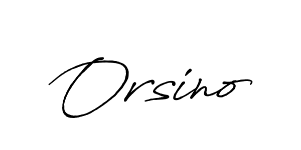 How to make Orsino name signature. Use Antro_Vectra_Bolder style for creating short signs online. This is the latest handwritten sign. Orsino signature style 7 images and pictures png