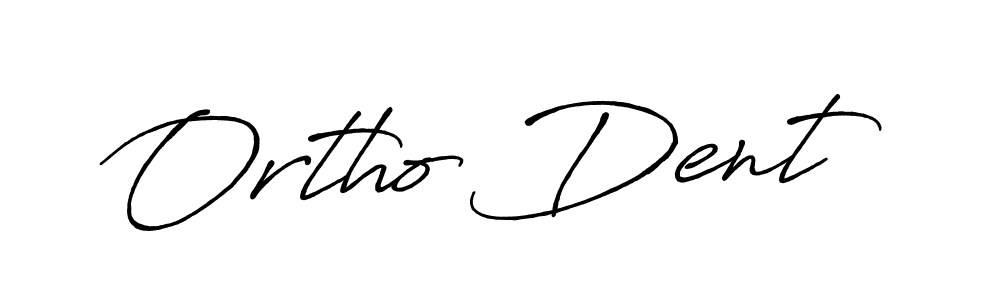 Also we have Ortho Dent name is the best signature style. Create professional handwritten signature collection using Antro_Vectra_Bolder autograph style. Ortho Dent signature style 7 images and pictures png