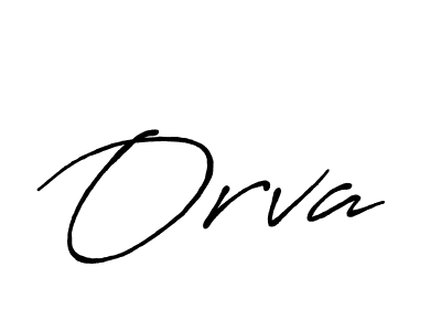How to make Orva signature? Antro_Vectra_Bolder is a professional autograph style. Create handwritten signature for Orva name. Orva signature style 7 images and pictures png
