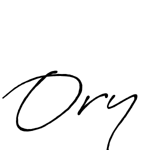 if you are searching for the best signature style for your name Ory. so please give up your signature search. here we have designed multiple signature styles  using Antro_Vectra_Bolder. Ory signature style 7 images and pictures png