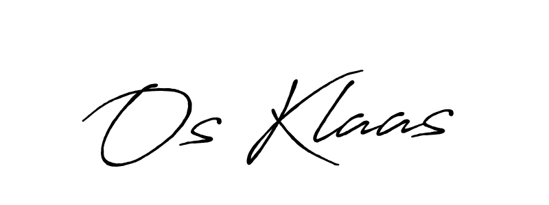 The best way (Antro_Vectra_Bolder) to make a short signature is to pick only two or three words in your name. The name Os Klaas include a total of six letters. For converting this name. Os Klaas signature style 7 images and pictures png