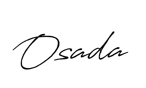 Design your own signature with our free online signature maker. With this signature software, you can create a handwritten (Antro_Vectra_Bolder) signature for name Osada. Osada signature style 7 images and pictures png