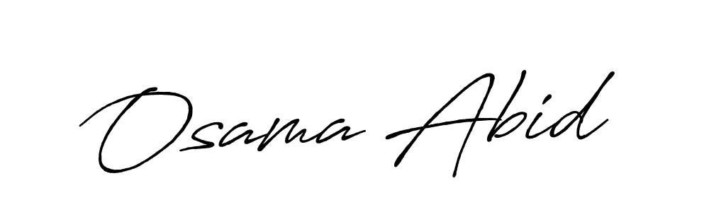 Make a beautiful signature design for name Osama Abid. Use this online signature maker to create a handwritten signature for free. Osama Abid signature style 7 images and pictures png