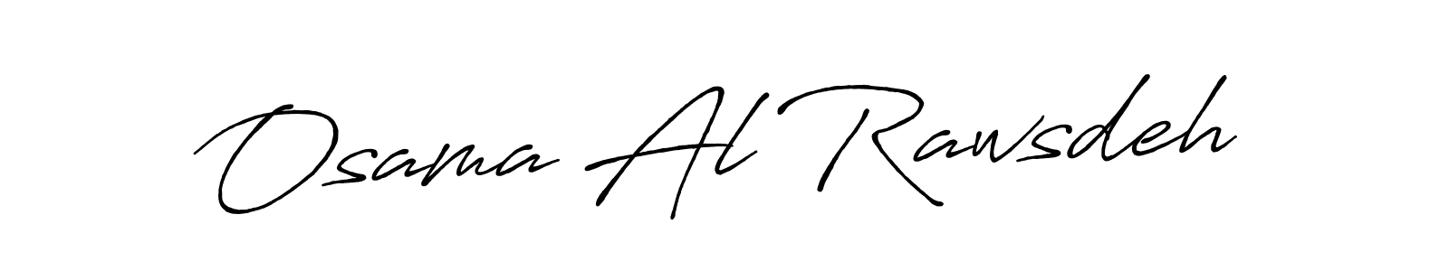 How to make Osama Al Rawsdeh signature? Antro_Vectra_Bolder is a professional autograph style. Create handwritten signature for Osama Al Rawsdeh name. Osama Al Rawsdeh signature style 7 images and pictures png