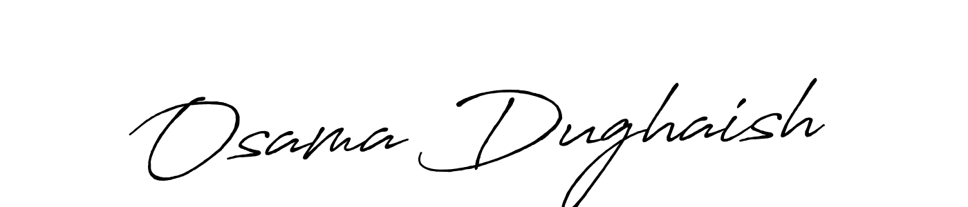 How to make Osama Dughaish signature? Antro_Vectra_Bolder is a professional autograph style. Create handwritten signature for Osama Dughaish name. Osama Dughaish signature style 7 images and pictures png