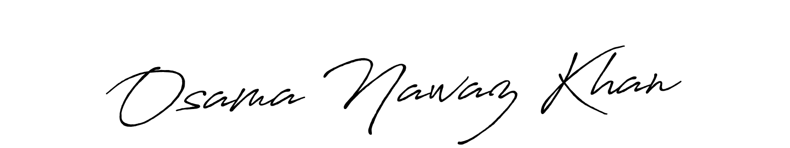 Similarly Antro_Vectra_Bolder is the best handwritten signature design. Signature creator online .You can use it as an online autograph creator for name Osama Nawaz Khan. Osama Nawaz Khan signature style 7 images and pictures png