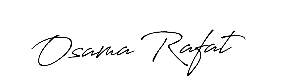 Antro_Vectra_Bolder is a professional signature style that is perfect for those who want to add a touch of class to their signature. It is also a great choice for those who want to make their signature more unique. Get Osama Rafat name to fancy signature for free. Osama Rafat signature style 7 images and pictures png