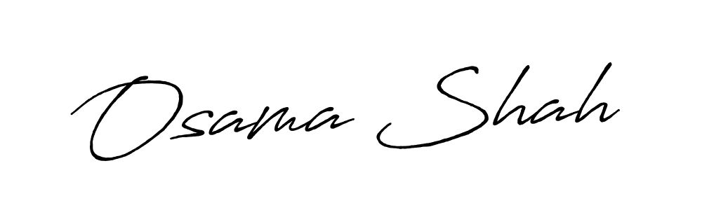 Antro_Vectra_Bolder is a professional signature style that is perfect for those who want to add a touch of class to their signature. It is also a great choice for those who want to make their signature more unique. Get Osama Shah name to fancy signature for free. Osama Shah signature style 7 images and pictures png