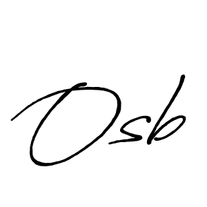 Create a beautiful signature design for name Osb. With this signature (Antro_Vectra_Bolder) fonts, you can make a handwritten signature for free. Osb signature style 7 images and pictures png