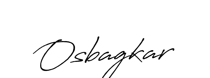 It looks lik you need a new signature style for name Osbagkar. Design unique handwritten (Antro_Vectra_Bolder) signature with our free signature maker in just a few clicks. Osbagkar signature style 7 images and pictures png
