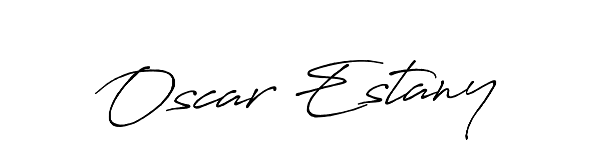 Make a beautiful signature design for name Oscar Estany. Use this online signature maker to create a handwritten signature for free. Oscar Estany signature style 7 images and pictures png