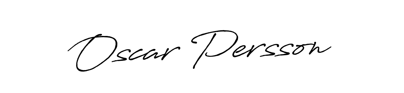 Make a beautiful signature design for name Oscar Persson. Use this online signature maker to create a handwritten signature for free. Oscar Persson signature style 7 images and pictures png