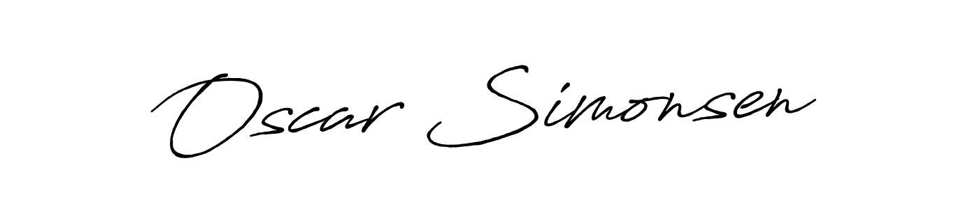 You can use this online signature creator to create a handwritten signature for the name Oscar Simonsen. This is the best online autograph maker. Oscar Simonsen signature style 7 images and pictures png