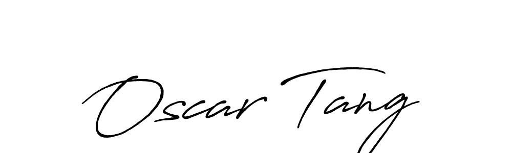 Oscar Tang stylish signature style. Best Handwritten Sign (Antro_Vectra_Bolder) for my name. Handwritten Signature Collection Ideas for my name Oscar Tang. Oscar Tang signature style 7 images and pictures png