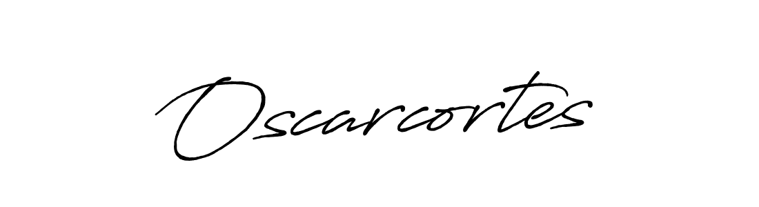 Oscarcortes stylish signature style. Best Handwritten Sign (Antro_Vectra_Bolder) for my name. Handwritten Signature Collection Ideas for my name Oscarcortes. Oscarcortes signature style 7 images and pictures png