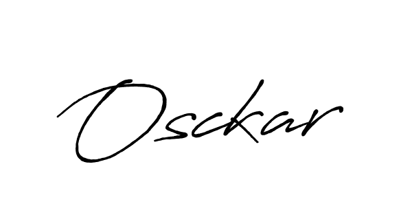 Design your own signature with our free online signature maker. With this signature software, you can create a handwritten (Antro_Vectra_Bolder) signature for name Osckar. Osckar signature style 7 images and pictures png