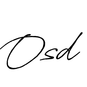 Also You can easily find your signature by using the search form. We will create Osd name handwritten signature images for you free of cost using Antro_Vectra_Bolder sign style. Osd signature style 7 images and pictures png