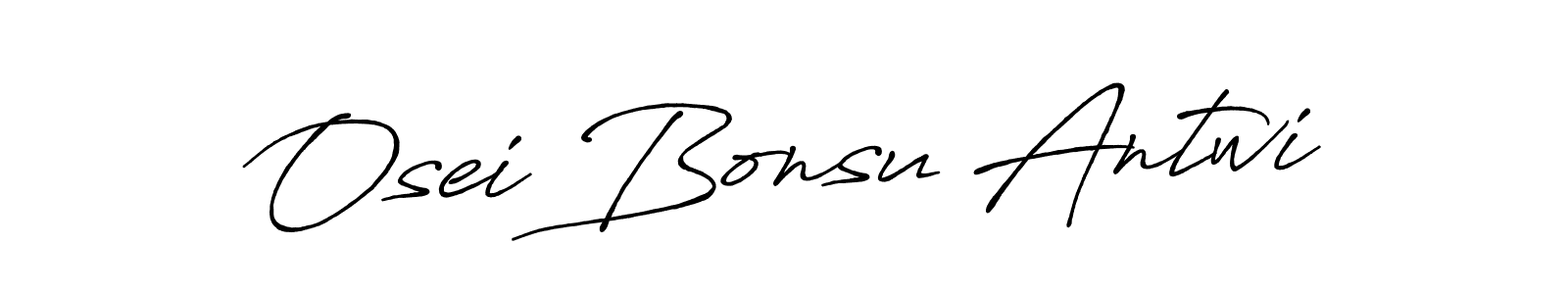 Similarly Antro_Vectra_Bolder is the best handwritten signature design. Signature creator online .You can use it as an online autograph creator for name Osei Bonsu Antwi. Osei Bonsu Antwi signature style 7 images and pictures png