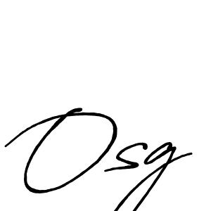 Also we have Osg name is the best signature style. Create professional handwritten signature collection using Antro_Vectra_Bolder autograph style. Osg signature style 7 images and pictures png