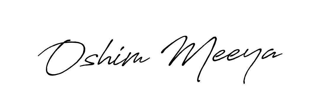 Antro_Vectra_Bolder is a professional signature style that is perfect for those who want to add a touch of class to their signature. It is also a great choice for those who want to make their signature more unique. Get Oshim Meeya name to fancy signature for free. Oshim Meeya signature style 7 images and pictures png