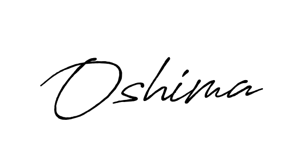 Create a beautiful signature design for name Oshima. With this signature (Antro_Vectra_Bolder) fonts, you can make a handwritten signature for free. Oshima signature style 7 images and pictures png