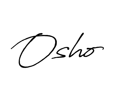Make a beautiful signature design for name Osho. With this signature (Antro_Vectra_Bolder) style, you can create a handwritten signature for free. Osho signature style 7 images and pictures png