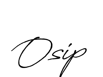 Design your own signature with our free online signature maker. With this signature software, you can create a handwritten (Antro_Vectra_Bolder) signature for name Osip. Osip signature style 7 images and pictures png
