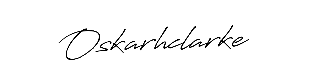 Make a beautiful signature design for name Oskarhclarke. With this signature (Antro_Vectra_Bolder) style, you can create a handwritten signature for free. Oskarhclarke signature style 7 images and pictures png