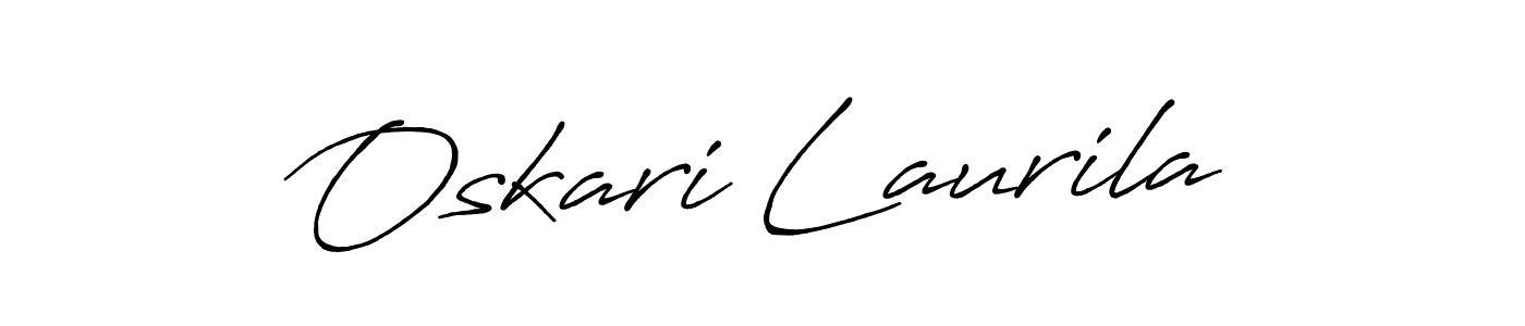 if you are searching for the best signature style for your name Oskari Laurila. so please give up your signature search. here we have designed multiple signature styles  using Antro_Vectra_Bolder. Oskari Laurila signature style 7 images and pictures png
