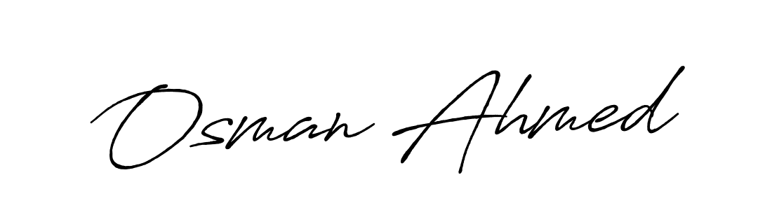 How to Draw Osman Ahmed signature style? Antro_Vectra_Bolder is a latest design signature styles for name Osman Ahmed. Osman Ahmed signature style 7 images and pictures png