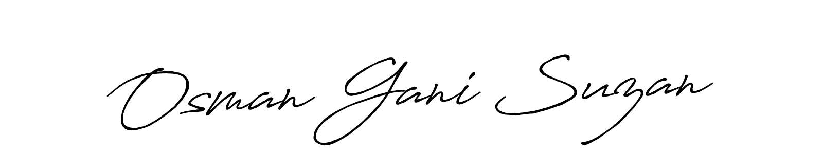 You can use this online signature creator to create a handwritten signature for the name Osman Gani Suzan. This is the best online autograph maker. Osman Gani Suzan signature style 7 images and pictures png