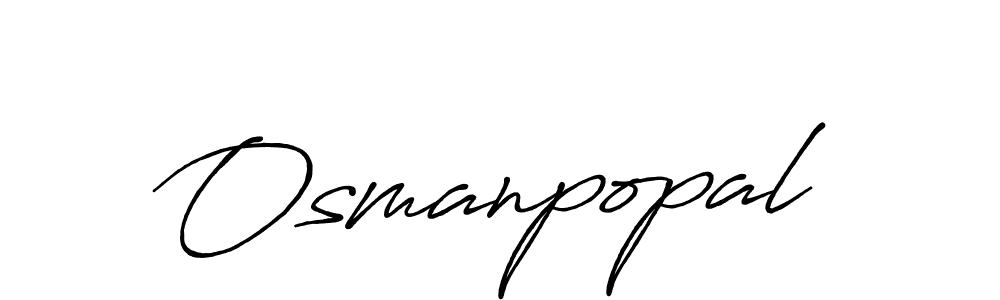 Once you've used our free online signature maker to create your best signature Antro_Vectra_Bolder style, it's time to enjoy all of the benefits that Osmanpopal name signing documents. Osmanpopal signature style 7 images and pictures png