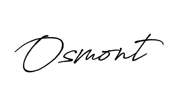 How to make Osmont name signature. Use Antro_Vectra_Bolder style for creating short signs online. This is the latest handwritten sign. Osmont signature style 7 images and pictures png