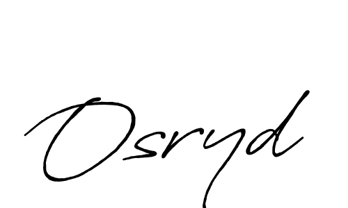 Design your own signature with our free online signature maker. With this signature software, you can create a handwritten (Antro_Vectra_Bolder) signature for name Osryd. Osryd signature style 7 images and pictures png