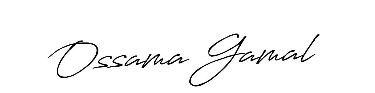 You can use this online signature creator to create a handwritten signature for the name Ossama Gamal. This is the best online autograph maker. Ossama Gamal signature style 7 images and pictures png