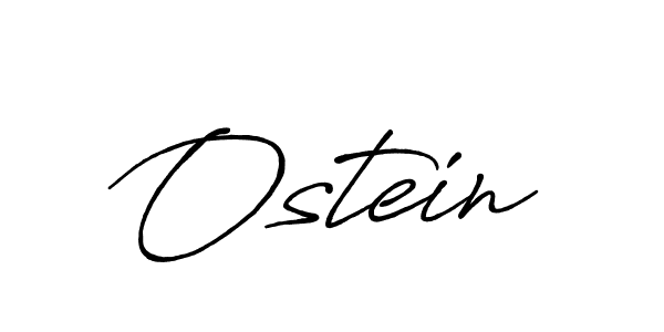 Create a beautiful signature design for name Ostein. With this signature (Antro_Vectra_Bolder) fonts, you can make a handwritten signature for free. Ostein signature style 7 images and pictures png