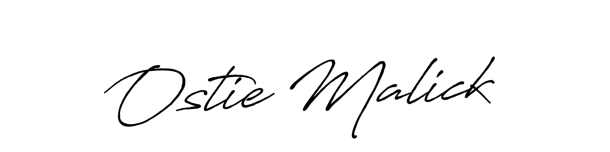 Antro_Vectra_Bolder is a professional signature style that is perfect for those who want to add a touch of class to their signature. It is also a great choice for those who want to make their signature more unique. Get Ostie Malick name to fancy signature for free. Ostie Malick signature style 7 images and pictures png