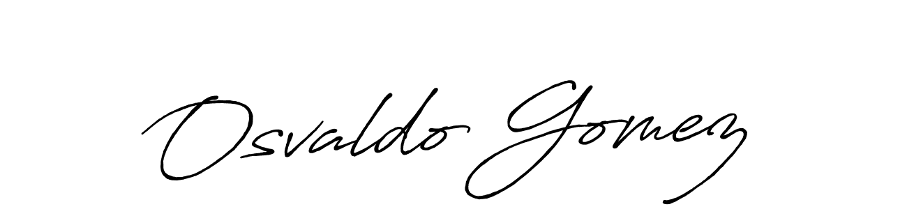 Antro_Vectra_Bolder is a professional signature style that is perfect for those who want to add a touch of class to their signature. It is also a great choice for those who want to make their signature more unique. Get Osvaldo Gomez name to fancy signature for free. Osvaldo Gomez signature style 7 images and pictures png